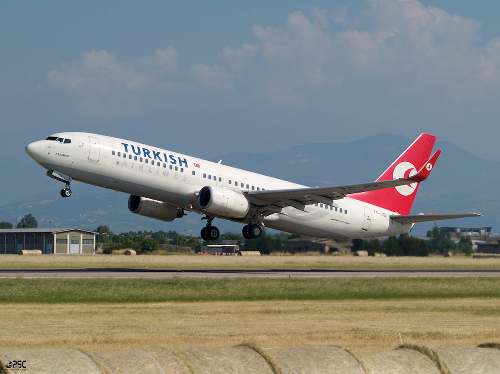 TC-JGL B737-8F2 34410/1927 THY Turkish Airlines - Türk Hava Yollari @ Aeroporto di Verona © Piti Spotter Club Verona