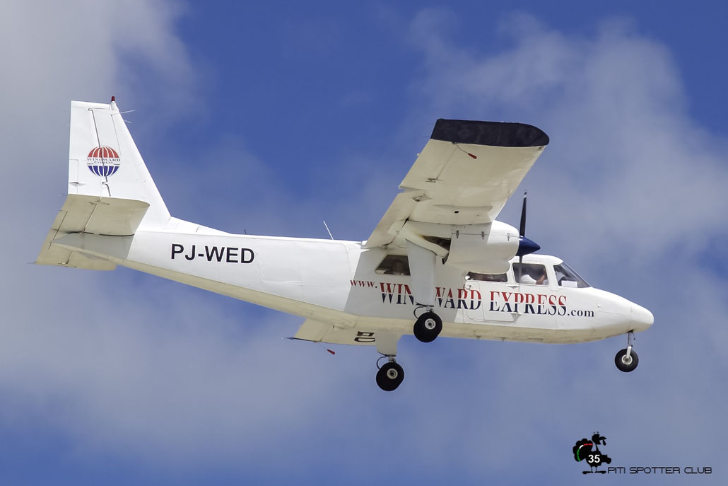 PJ-WED BN-2B-26 2153 Windward Express Airways @ Sint Maarten Airport 05.03.2016 © Piti Spotter Club Verona