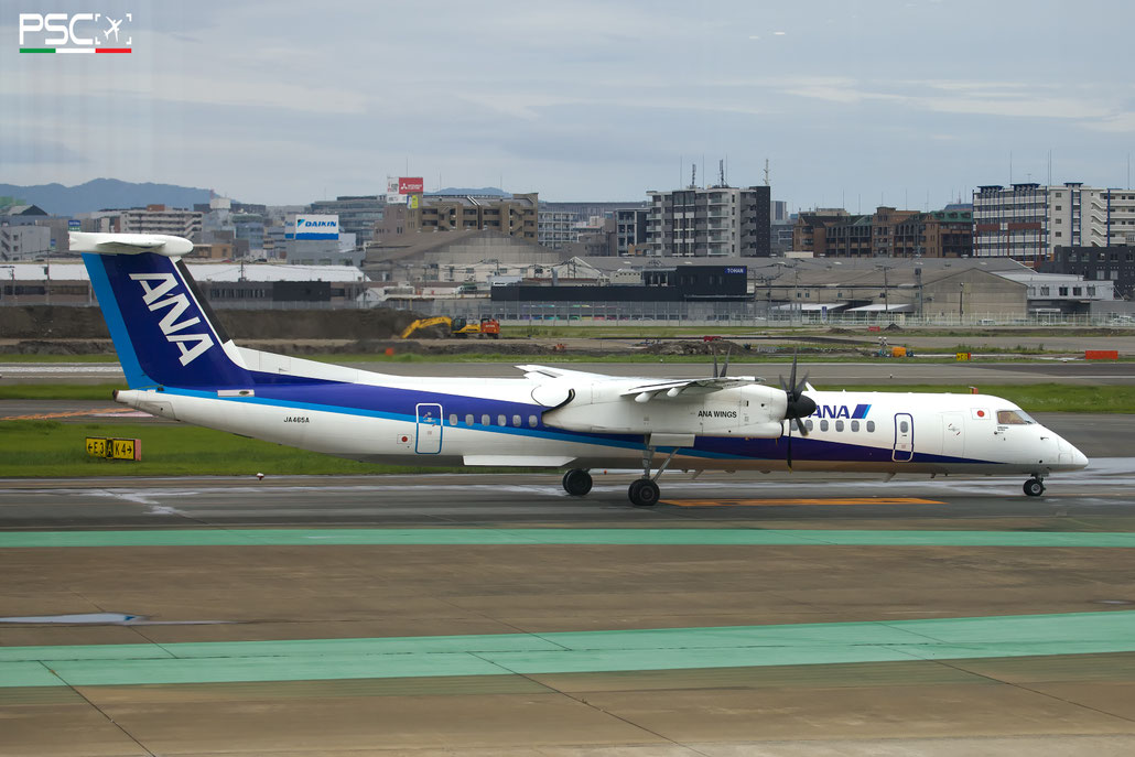 JA465A DeHavilland Canada DHC-8-402 4571  PW150A  ANA Wings 2017 @ Fukuoka 06.2024 © Piti Spotter Club Verona