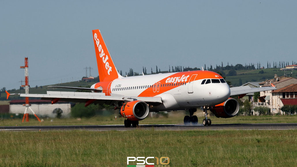 G-EZBU A319-111 3118 easyJet @ Aeroporto di Verona - 07/2023  © Piti Spotter Club Verona