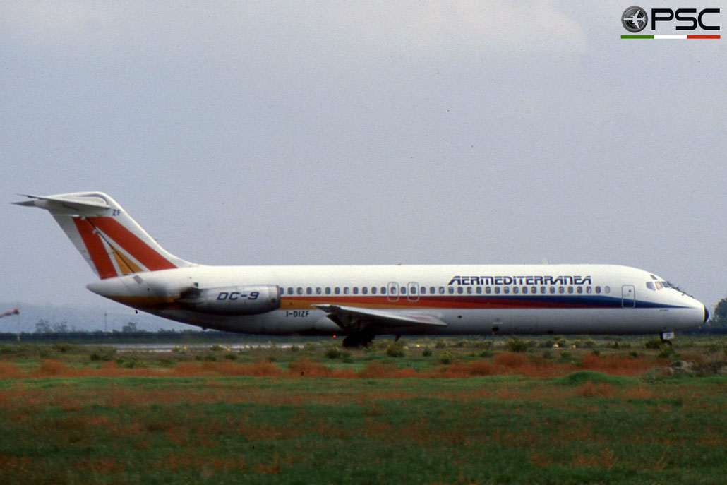 I-DIZF DC-9-32 47519/615 Aermediterranea - Linee Aéree Mediterranee © 2018 courtesy of Marco Ceschi - Piti Spotter Club Verona