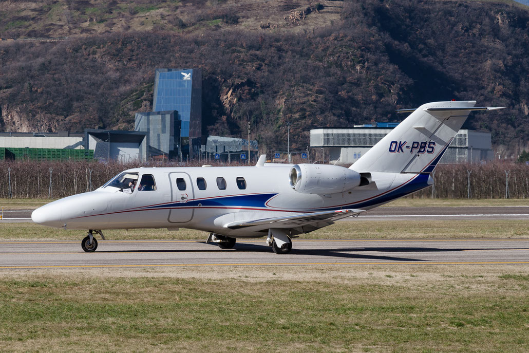 OK-PBS Ce525 525-0029 Queen Air S.r.o. @ Aeroporto di Bolzano © Piti Spotter Club Verona