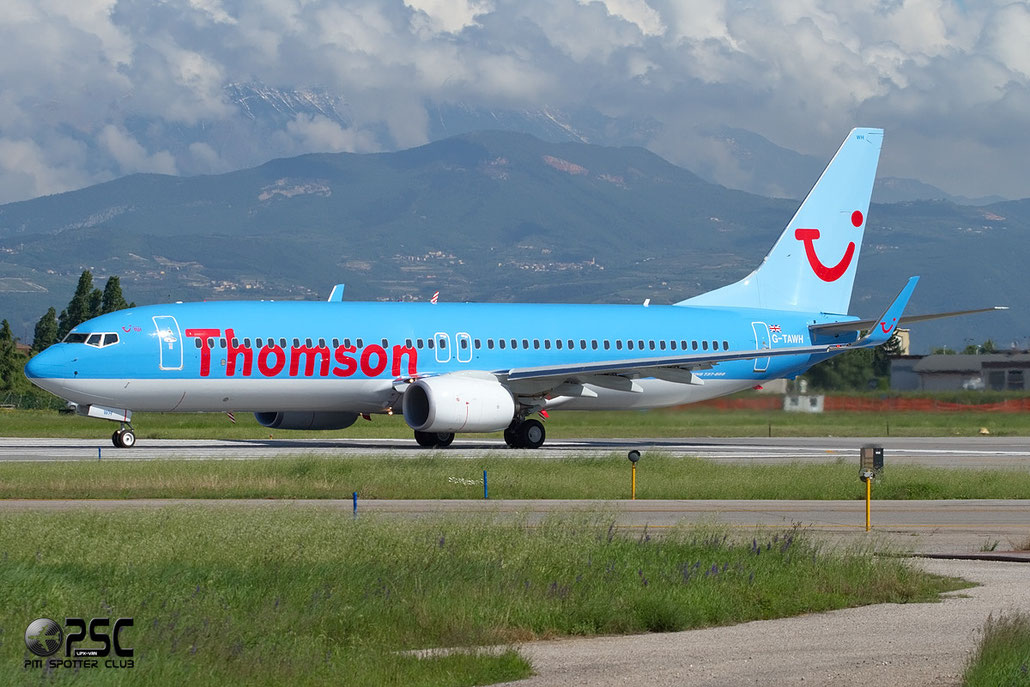 Boeing 737 Next Gen - MSN 38107 - G-TAWH @ Aeroporto di Verona © Piti Spotter Club Verona