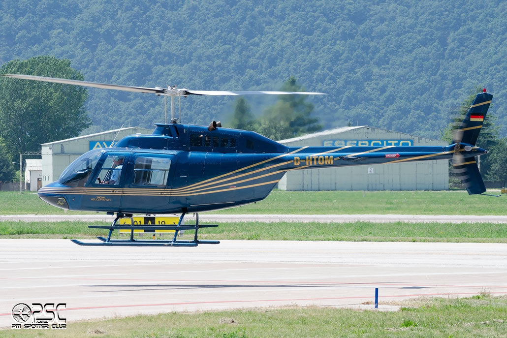 D-HTOM Bell 206B-3 JetRanger 3 B06 H1T @ Aeroporto di Bolzano © Piti Spotter Club