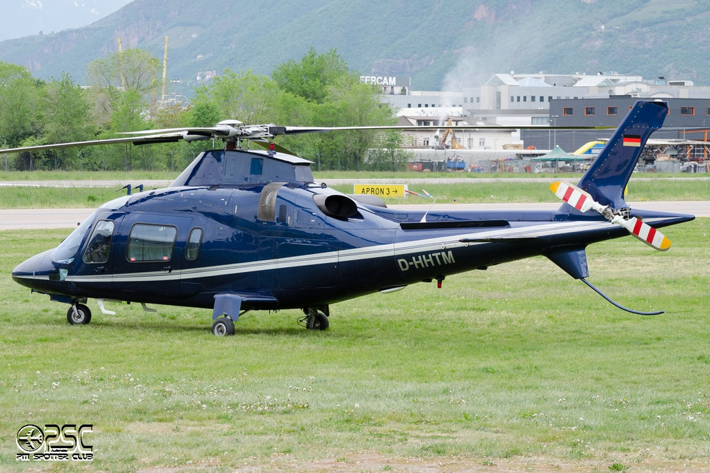 D-HHTM - HTM - Helicopter Travel Munich Agusta A-109E Power @ Aeroporto di Bolzano © Piti Spotter Club Verona
