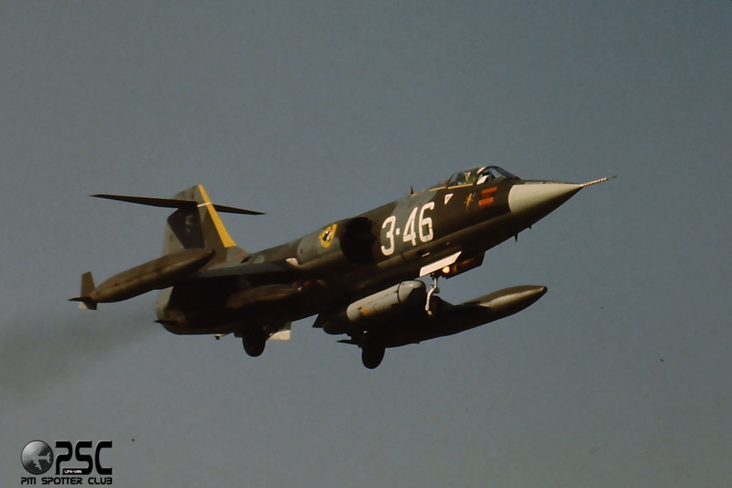 Gli F-104 del Terzo Stormo: 3-46 -  @ Aeroporto di Verona   © Piti Spotter Club Verona