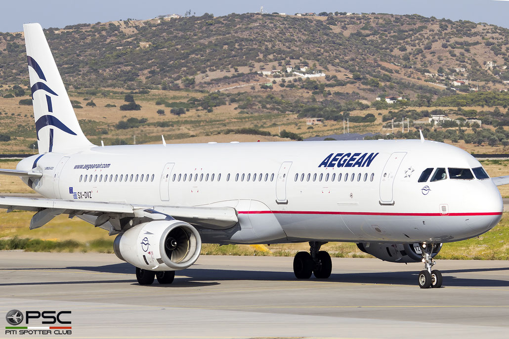 SX-DVZ  A321-231  3820  Aegean Airlines @ Athens 2019 © Piti Spotter Club Verona 