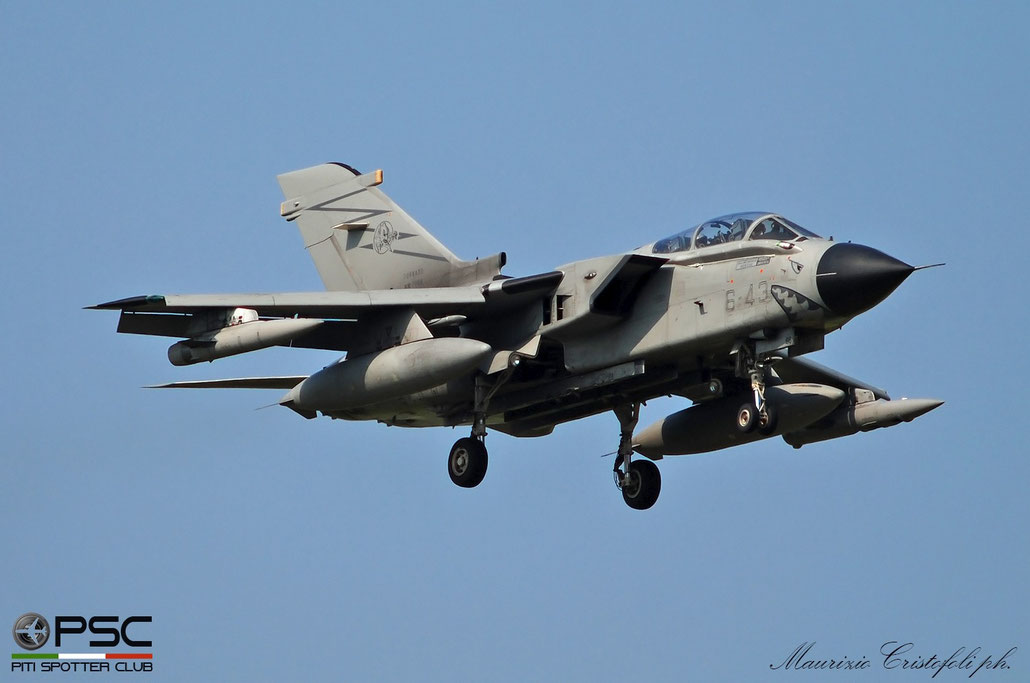 MM7066  6-43  Tornado ECR MLU RET8  520/ECR../5077  155° Gruppo @ Aeroporto di Verona 2021 © Piti Spotter Club Verona