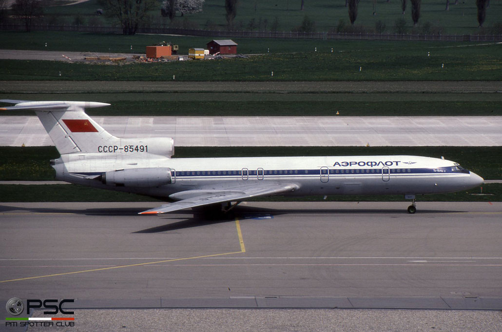 CCCP-85491 81A491 Tu-154B-2 CCCP-85491 AFL/Kyrgyzstan © 2018 courtesy of Marco Ceschi - Piti Spotter Club Verona