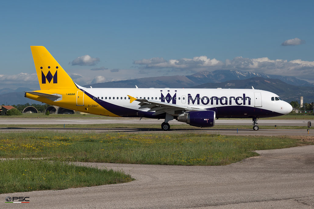 G-ZBAT A320-214 3278 Monarch Airlines @ Aeroporto di Verona - 2016 © Piti Spotter Club Verona