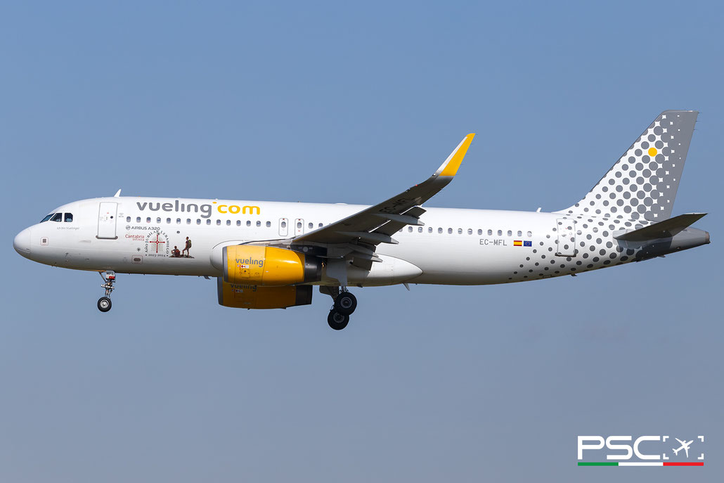 EC-MFL Airbus A320-232 sl 6557  V2527-A5 Ich bin Vuelinger Vueling (BOC Aviation) 2015 @ Barcellona BCN 09 2025 © Piti Spotter Club Verona