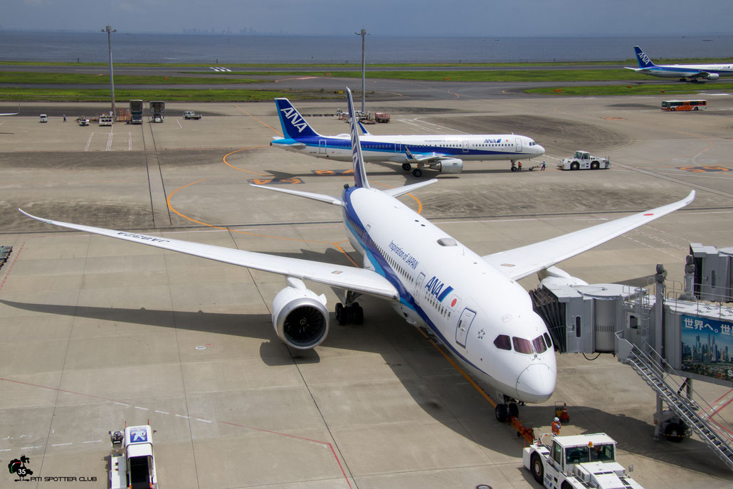 JA832A B787-8 42249/203 ANA - All Nippon Airways @ Tokyo Haneda 07.2023 © Piti Spotter Club Verona