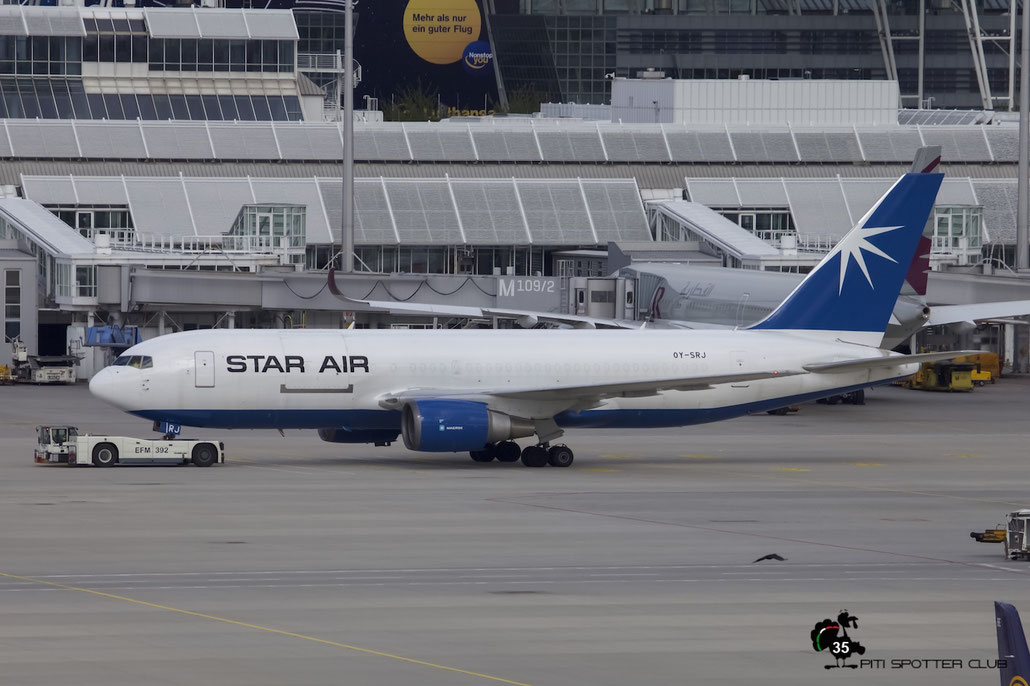 OY-SRJ B767-25EBDSF 27195/535 Star Air @ Munich Airport 15.05.2016 © Piti Spotter Club Verona