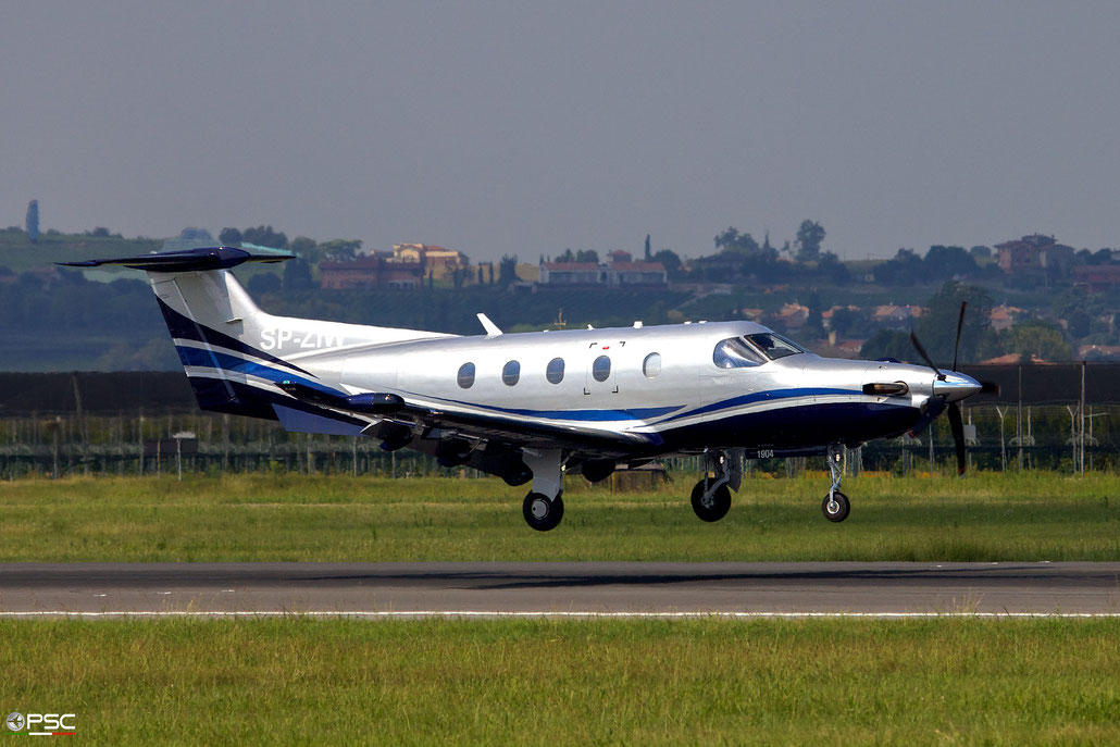 SP-ZIW PC-12/47E 1904 Jet Story @ Aeroporto di Verona - 09/2023  © Piti Spotter Club Verona