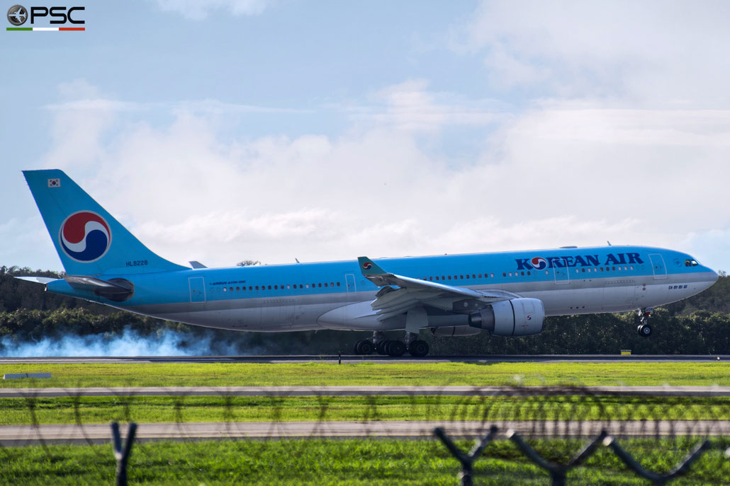 HL8228 A330-223 1203 Korean Air @ Brisbane Airport - 12/2023 - per gentile concessione di Maurizio Martinelli  ©  Piti Spotter Club Verona