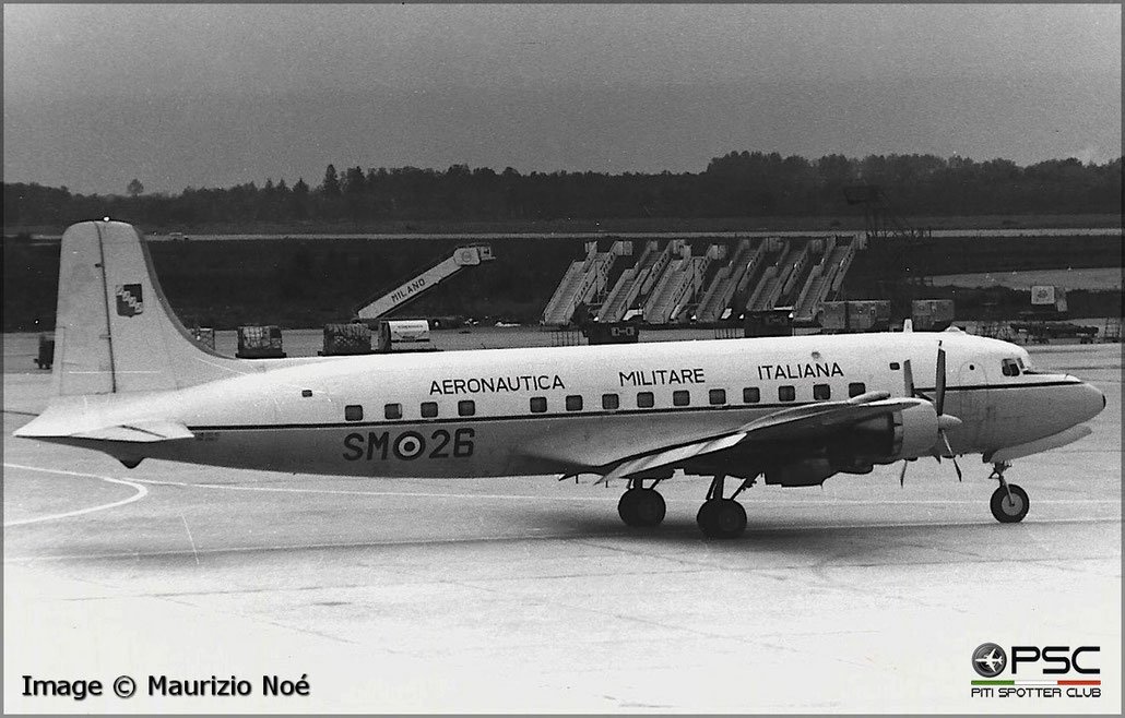 MM61922 31-26 DC-6 43216/165 Aeronautica Militare Italiana - © collezione Maurizio Noè p.g.c. - Piti Spotter Club Verona