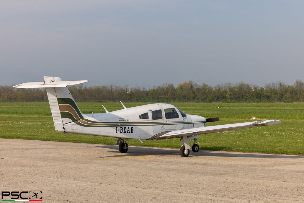  I-BEAR photos · Aircraft: Piper PA-28RT-201 Arrow IV · Serial #: 28R-7918129 @ Thiene 09 2024 © Piti Spotter Club Verona