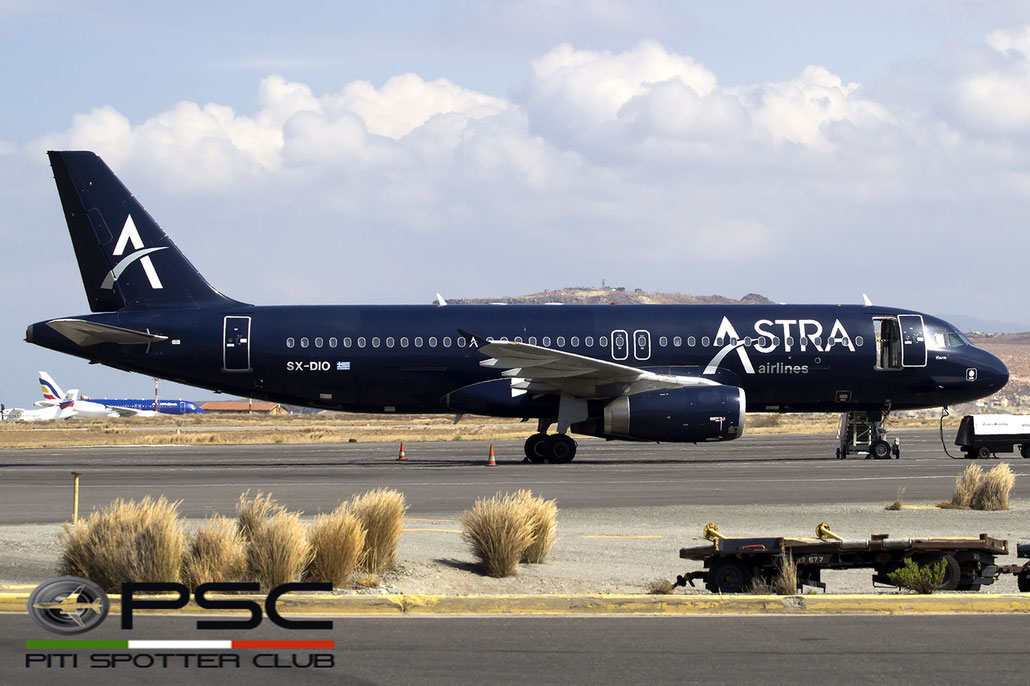SX-DIO A320-232 527 Astra Airlines @ Heraklion Airport 09.2016 © Piti Spotter Club Verona