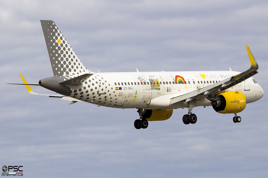 EC-NAJ Airbus A320-271N 8510  PW1127G  Vueling 2018 @ Bologna 04 2020 © Piti Spotter Club Verona