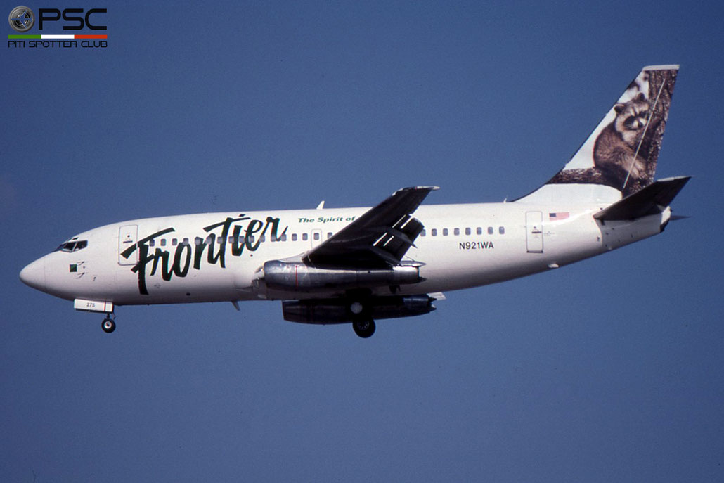 N921WA B737-2Y5 23039/954 Frontier Airlines © 2018 courtesy of Marco Ceschi - Piti Spotter Club Verona