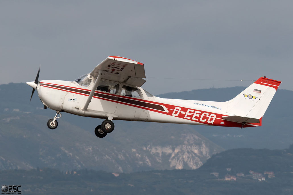 D-EECQ Reims Aviation F172M Skyhawk C172 F17201280 @ Aeroporto Verona Boscomantico © Piti Spotter Club Verona