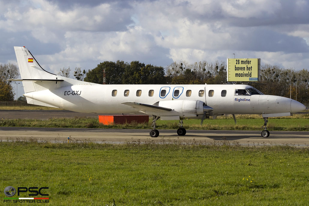 EC-GXJ SA226TC TC-374 Flightline @ Maastricht Airport 06.11.2017 © Piti Spotter Club Verona