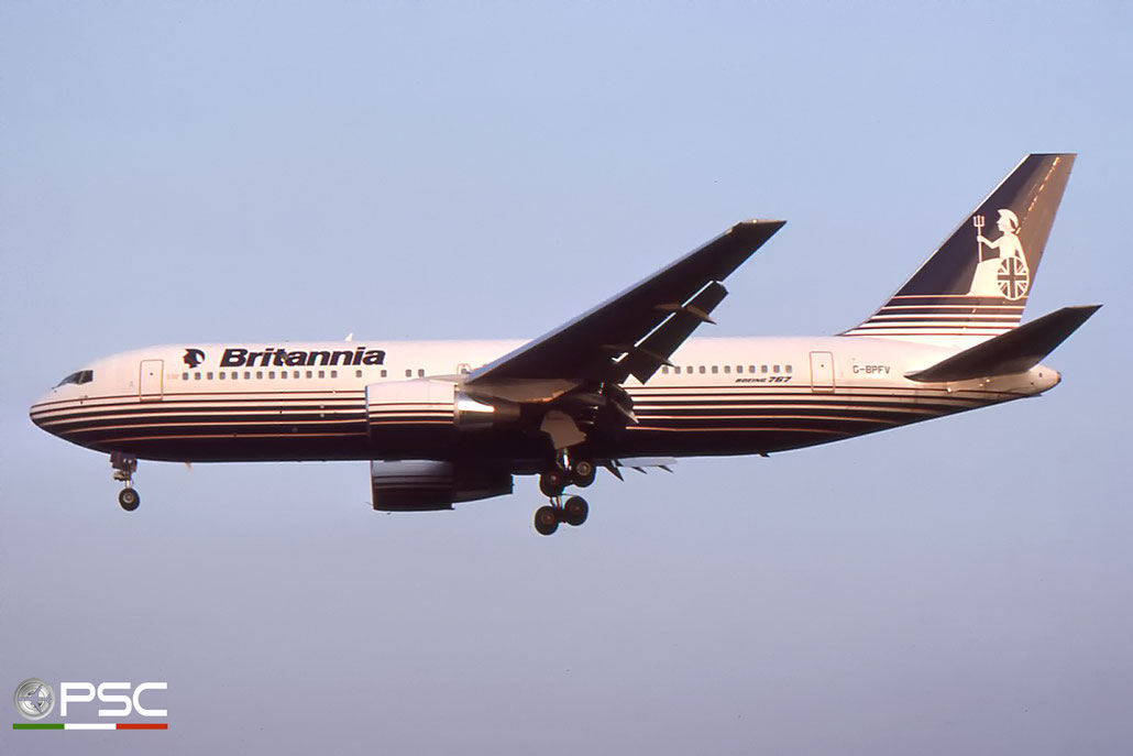 G-BPFV B767-204ER 24457/256 Britannia Airways © 2018 courtesy of Marco Ceschi - Piti Spotter Club Verona