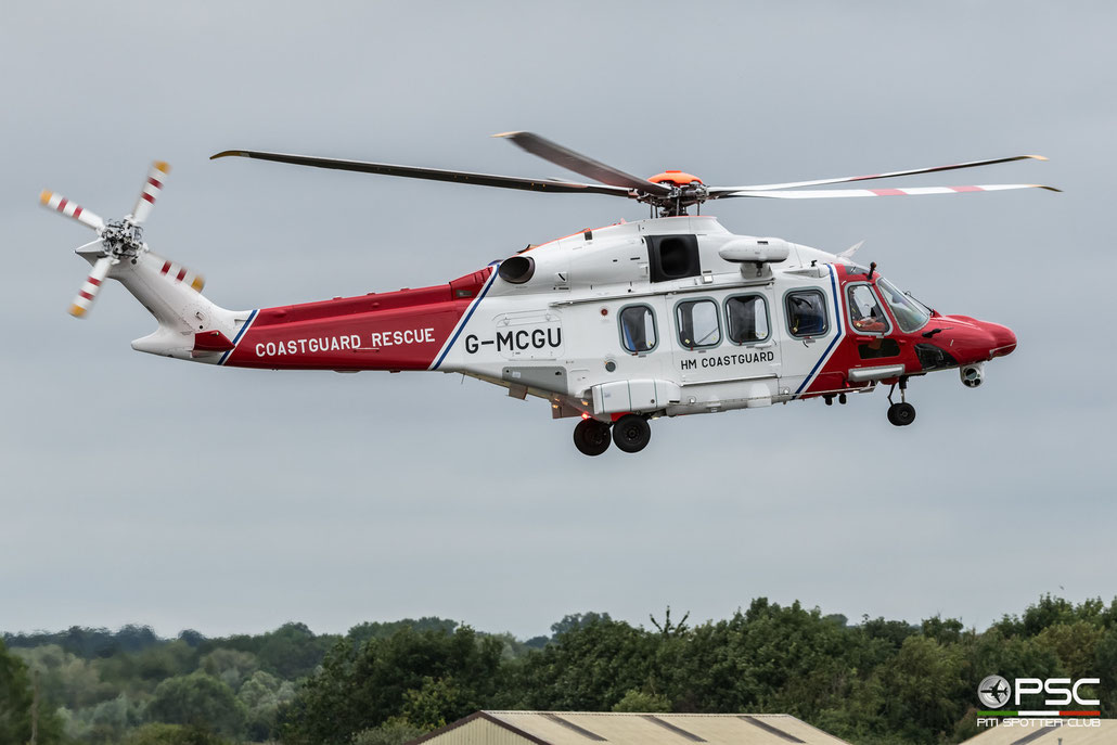 G-MCGU · AgustaWestland AW189 · Bristow Helicopters · Coastguard - © Piti Spotter Club Verona 