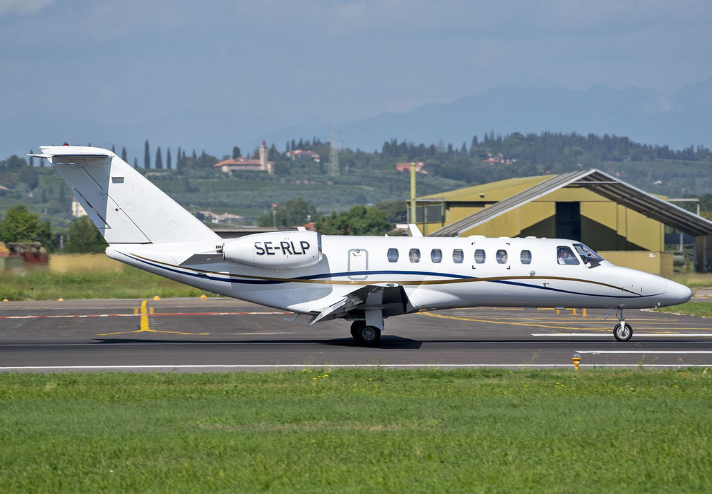 SE-RLP  Ce525B  525B-0016  Royalair AB  @ Aeroporto di Verona  09 2022 © Piti Spotter Club Verona