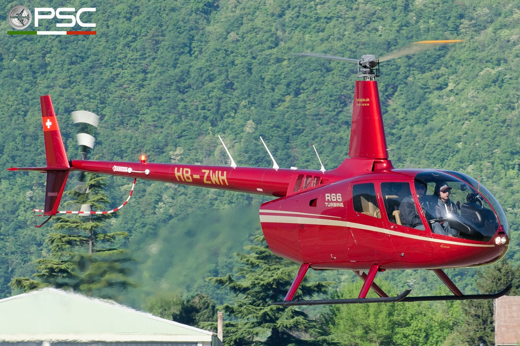 HB-ZWH Private Robinson R66 Turbine @ Aeroporto di Bolzano © Piti Spotter Club Verona