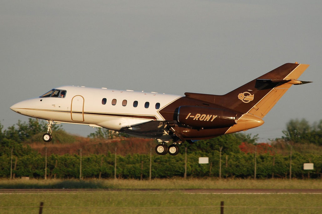 I-RONY BAe125-800XP 258506 Alba Servizi Aerotrasporti