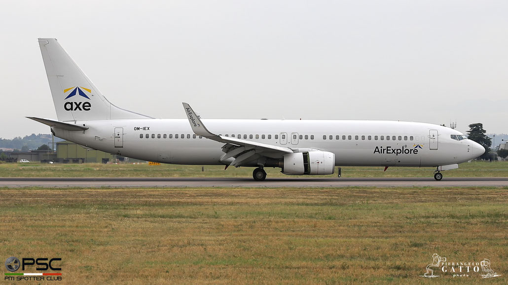 OM-IEX B737-8BK 33016/1588 AirExplore @ Aeroporto di Verona 14.08.2018  © Piti Spotter Club Verona