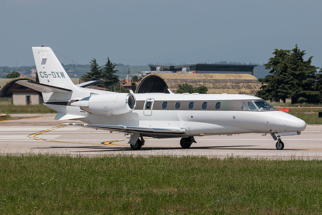 CS-DXW Ce560XLS 560-5787 NetJets Europe @ Aeroporto di Verona 22.05.2017  © Piti Spotter Club Verona