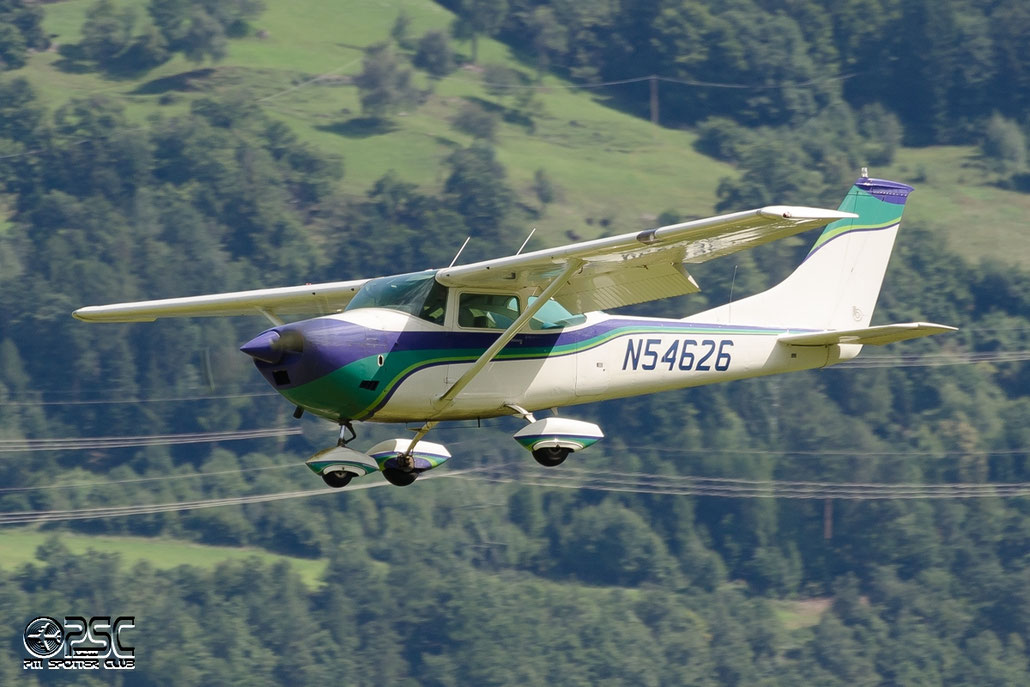 N54626 Cessna 182N C182 18260199 Rueckert Martin W, Wolfsheim @ Aeroporto di Bolzano © Piti Spotter Club Verona