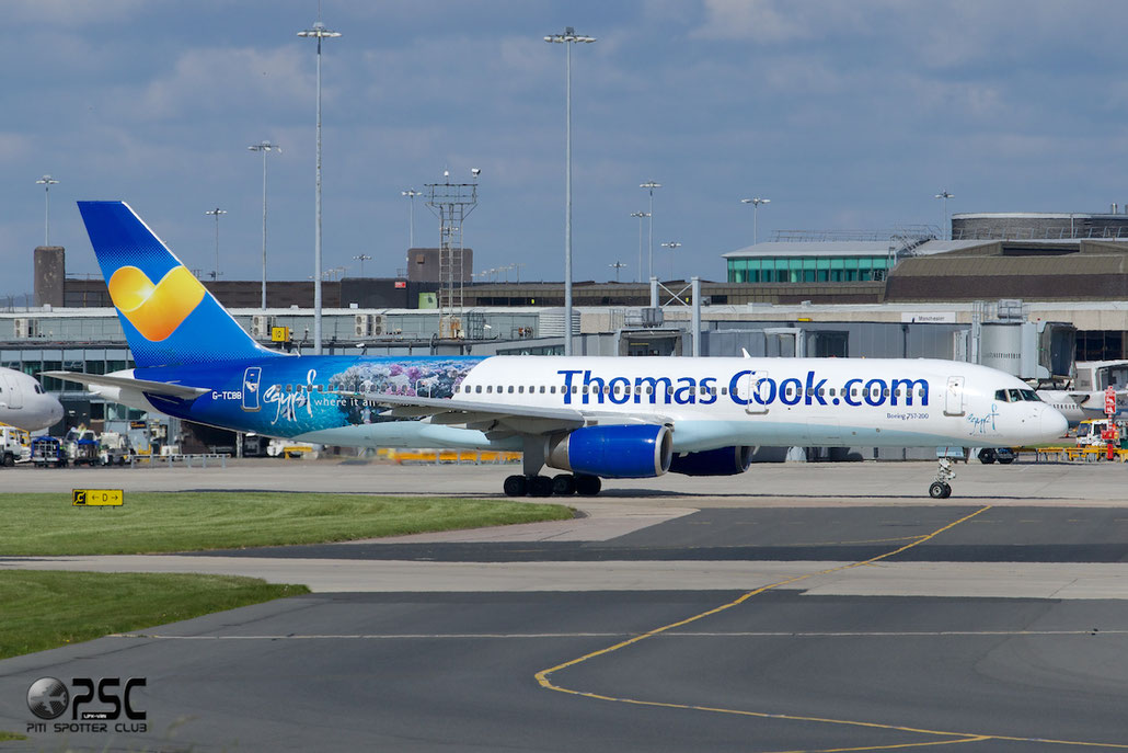 G-TCBB B757-236 29945/873 Thomas Cook Airlines @ Manchester Airport13.05.2014 © Piti Spotter Club Verona