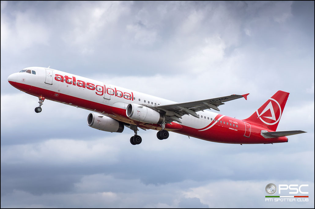 TC-AGG  A321-231  806  AtlasGlobal @ Amsterdam 2019 © Piti Spotter Club Verona 