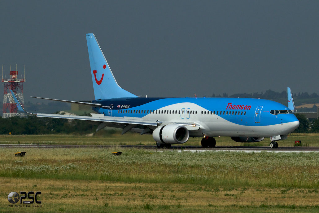 G-FDZZ B737-8K5 37262/3876 Thomson Airways