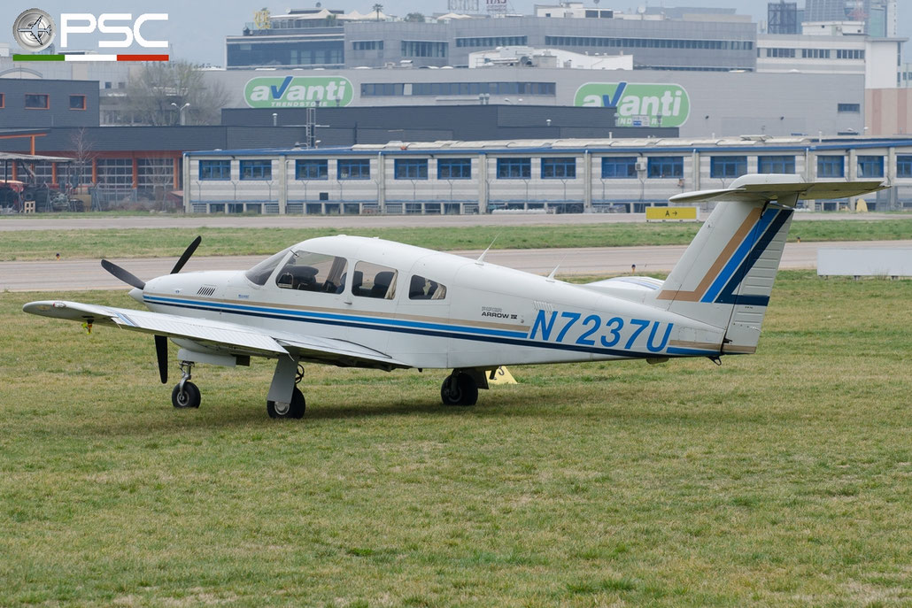 N7237U (1982 Piper PA-28RT-201T Arrow IV C/N 28R-8231062) @ Aeroporto di Bolzano © Piti Spotter Club Verona