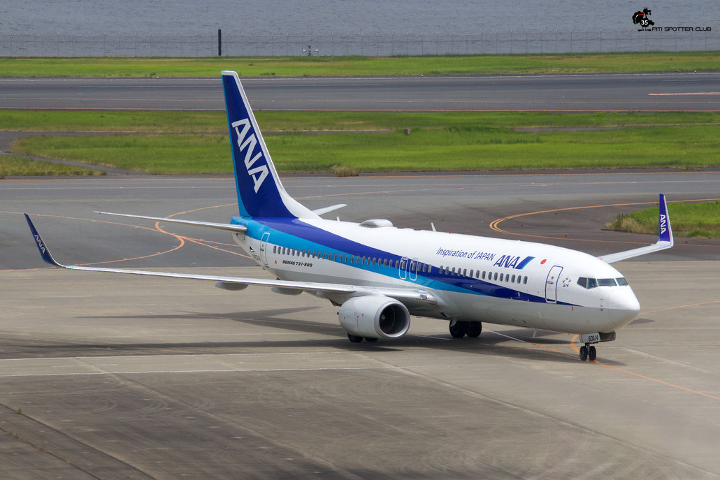 JA90AN B737-800 64878/7327 ANA - All Nippon Airways @ Tokyo Haneda 07.2023 © Piti Spotter Club Verona