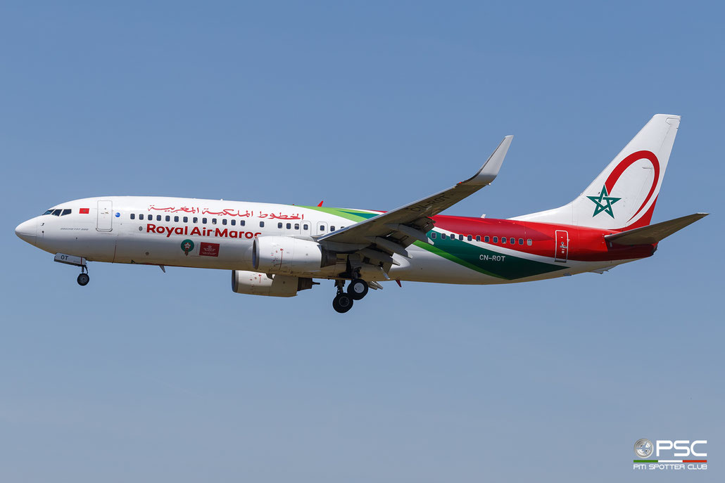 CN-ROT Boeing 737-8B6 33068 2883 cfm56-7B2  RAM Royal Air Maroc 2009 @ Barcellona BCN 05 2026 © Piti Spotter Club Verona