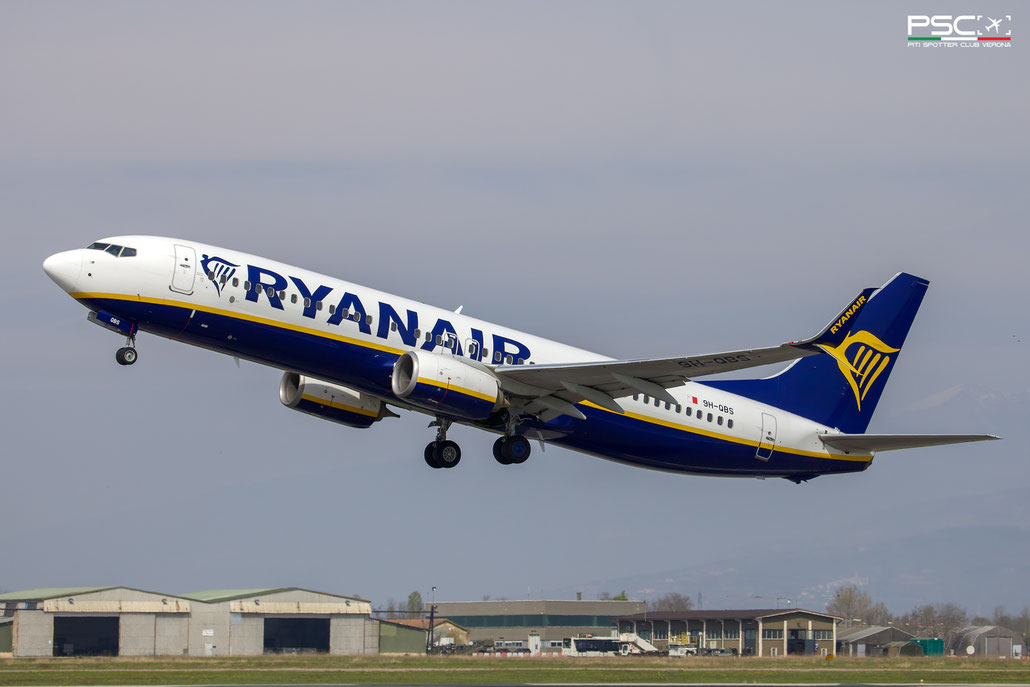 9H-QBS Boeing 737-8AS 44711 5751 cfm56-7B26E  Malta Air>Ryanair 2016 @ Verona Villafranca 03 2026 © Piti Spotter Club Verona