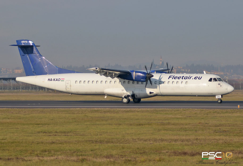 HA-KAO  ATR72-202F  183  Fleet Air International  @ Aeroporto di Verona  01 2022 © Piti Spotter Club Verona