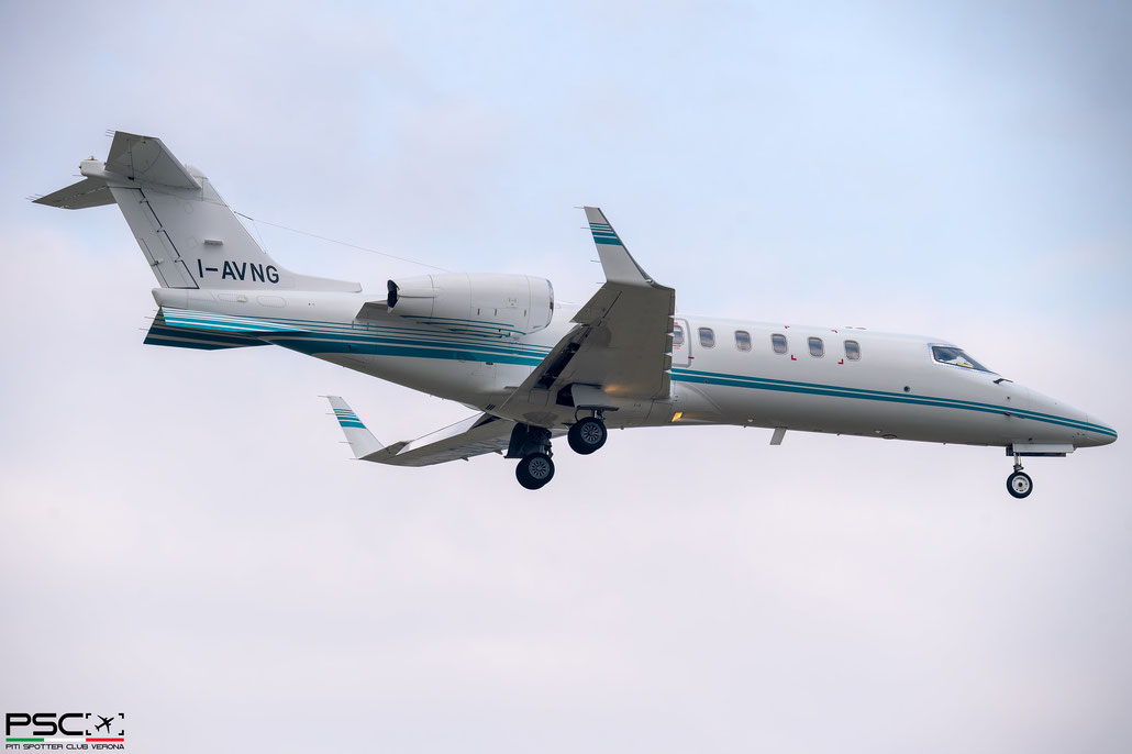 I-AVNG Learjet 45 45-395  TFE731-20AR-1B  AVIONORD 2009 @ Verona Villafranca 01 2026 © Piti Spotter Club Verona