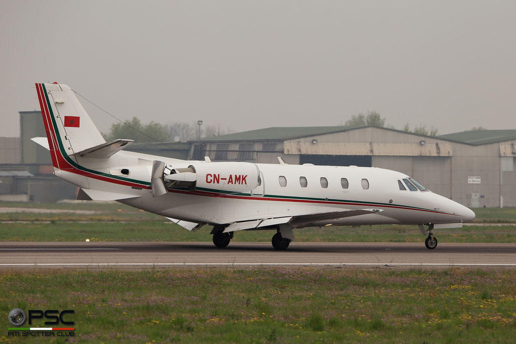 CN-AMK Ce560XLS+ 560-6047 Moroccan Air Force @ Aeroporto di Verona - 2016 © Piti Spotter Club Verona