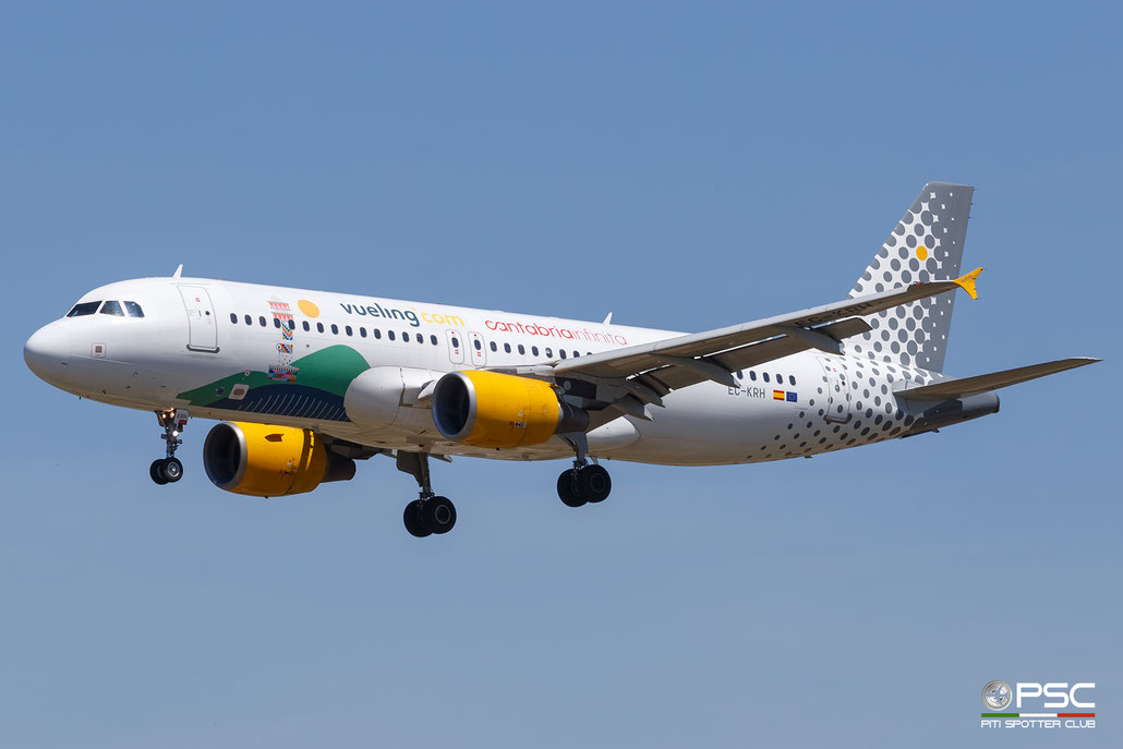EC-KRH Airbus A320-214 3529  cfm56-5B4/P Vueling me softly Vueling 2008 @ Barcellona BCN 05 2026 © Piti Spotter Club Verona