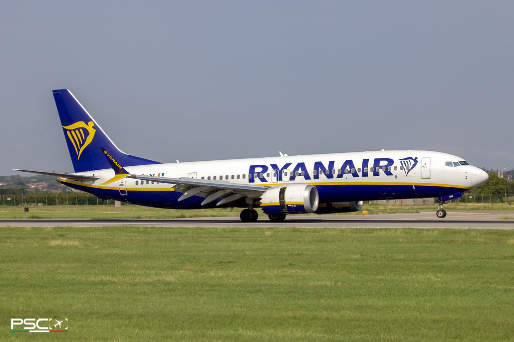 EI-IHV Boeing 737-8 MAX 200 67091 8800 LEAP-1B27  Ryanair 2023  @ Aeroporto di Verona 08 2025 © Piti Spotter Club Verona
