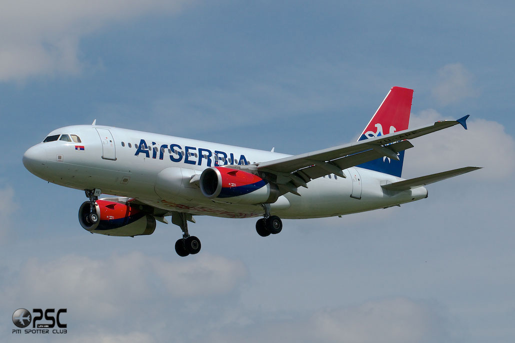 YU-APE A319-132 3252 Air Serbia @ London Heathrow Airport 12.06.2014 © Piti Spotter Club Verona