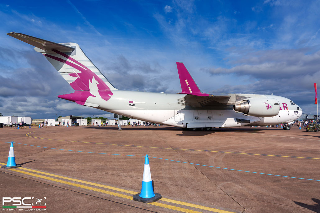 A7-MAB MAB C-17A 50210/F209/QA2 10sq  @ RIAT 2024 © Piti Spotter Club Verona
