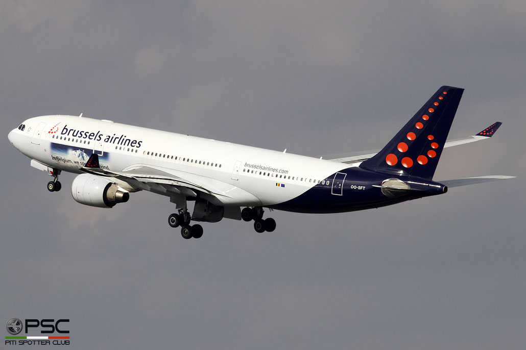OO-SFT A330-223 291 Brussels Airlines @ Bruxelles Airport 14.03.2018 © Piti Spotter Club Verona