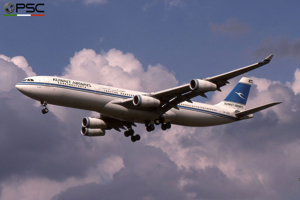 9K-AND A340-313 104 Kuwait Airways © 2018 courtesy of Marco Ceschi - Piti Spotter Club Verona